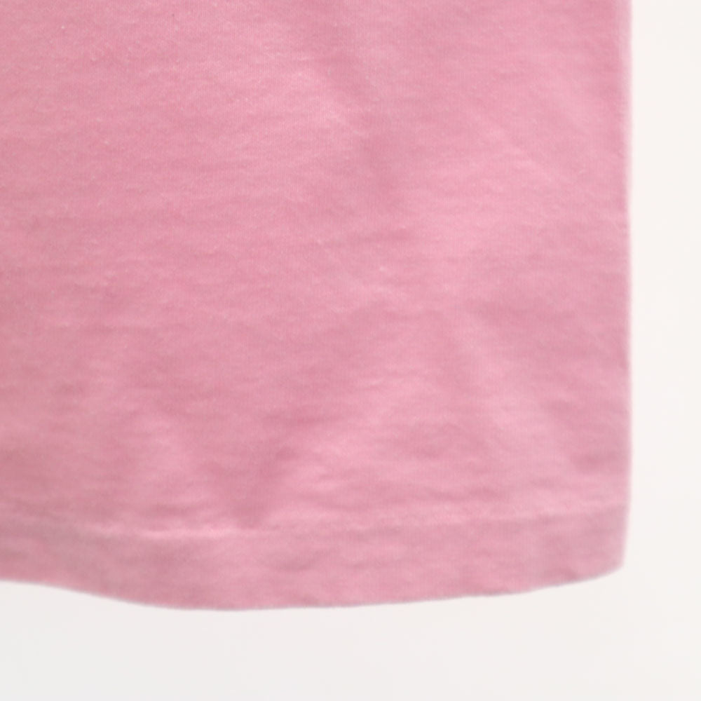 anvil アンヴィル 80s USA製 半袖 シングルステッチ Tシャツ M ピンク 切手 花 オールド ヴィンテージ メンズ