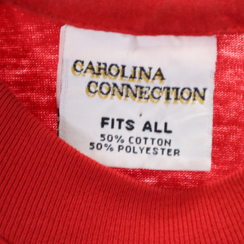 CAROLINA CONNECTION 90s USA製 くまのプーさん 半袖 Disney Tシャツ ワンピース FITS ALL レッド ディズニー オールド ヴィンテージ レディース