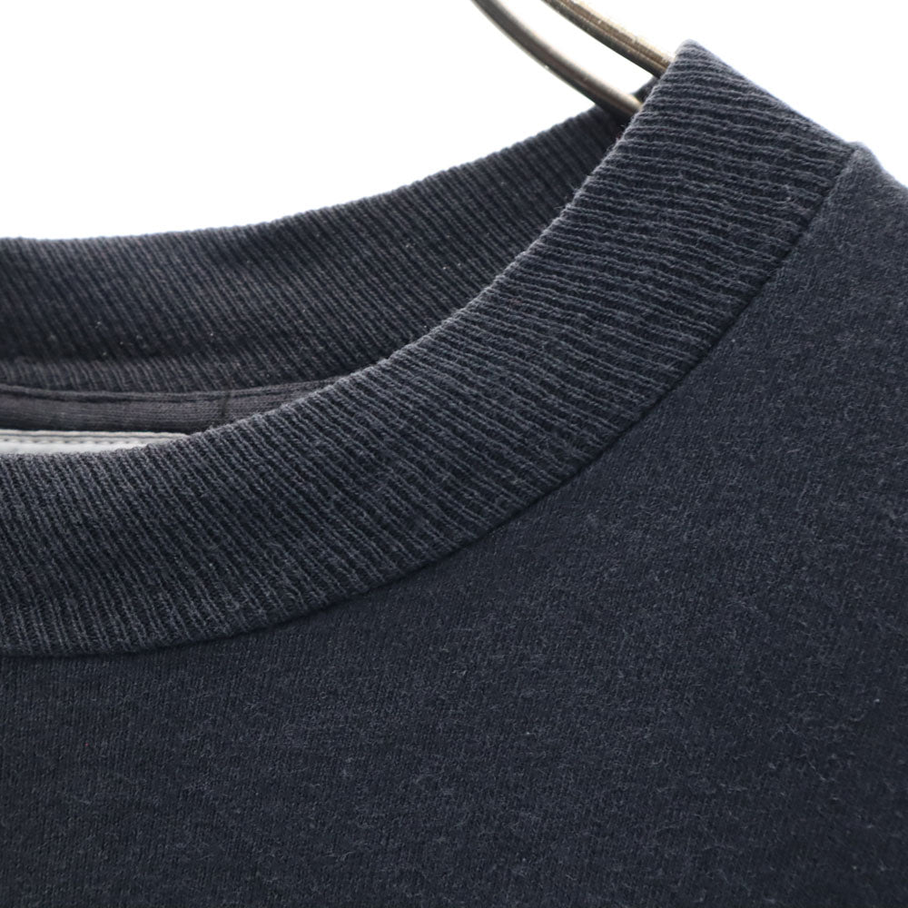 renoma レノマ 90s フランス製 パグバックプリント 長袖 Tシャツ M ブラック ロンT オールド ヴィンテージ メンズ