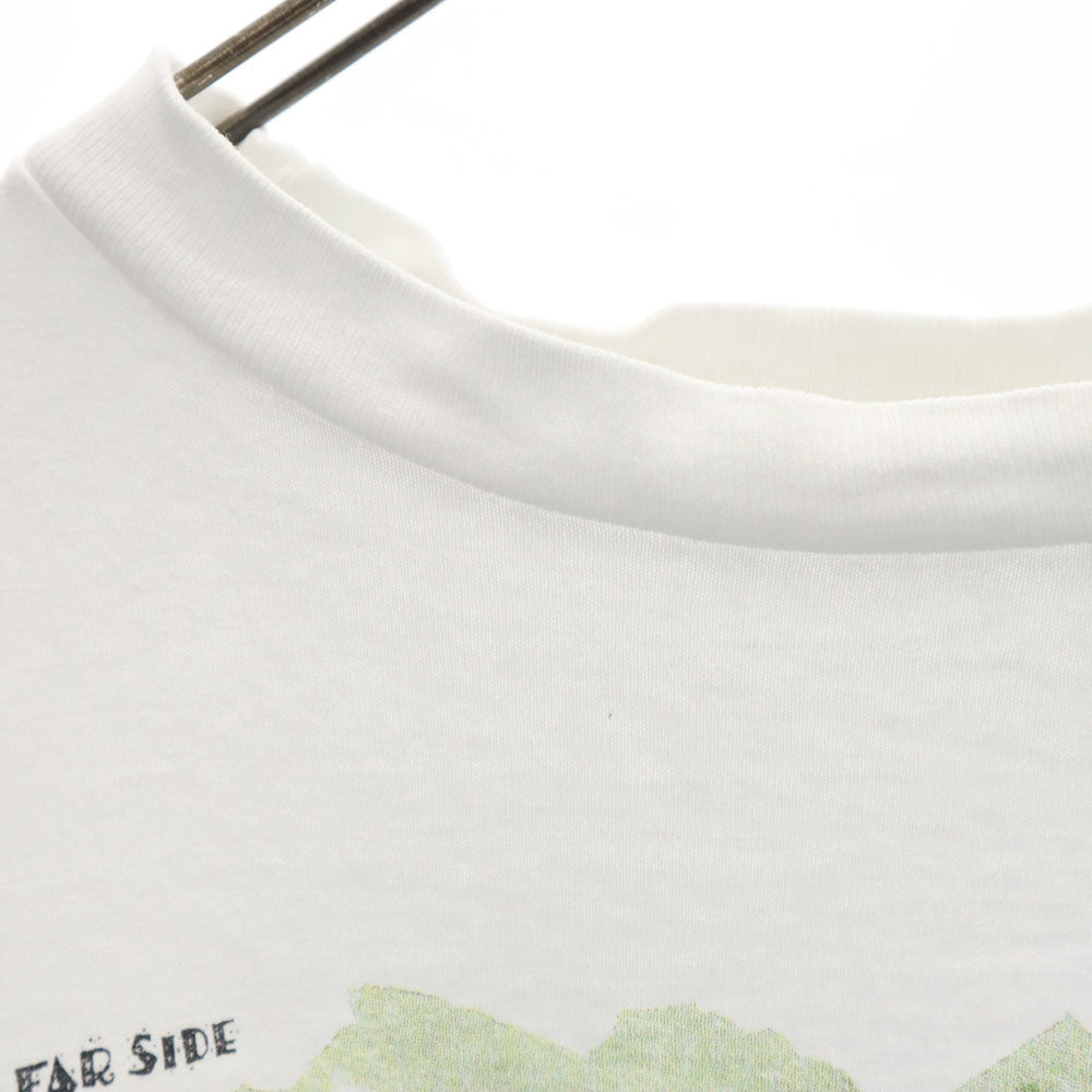 THE FAR SIDE ファーサイド 80s 半袖 シングルステッチ Tシャツ ホワイト ファーサイド メンズ