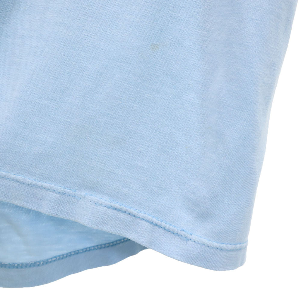 oceanpacific オーシャンパシフィック 80s USA製 バックロゴ 半袖 シングルステッチ Tシャツ L 水色 サーフ オールド ヴィンテージ メンズ