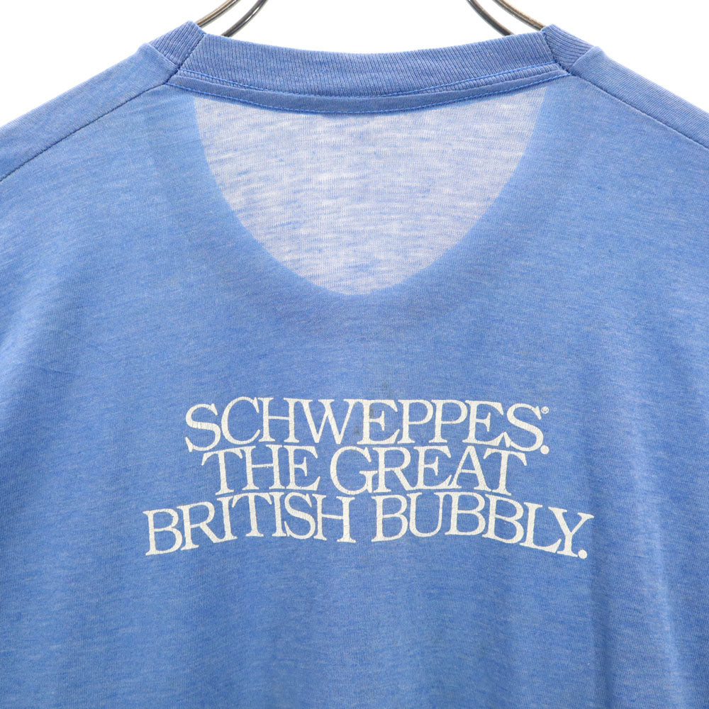 70s 半袖 シングルステッチ Tシャツ ブルー オールド ヴィンテージ メンズ