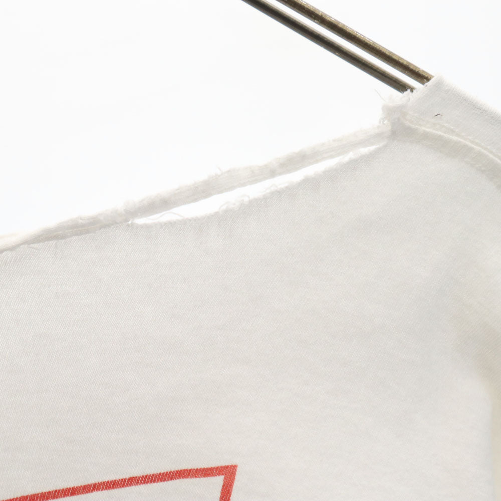 Budweiser バドワイザー 90s バックプリント 半袖 シングルステッチ カットオフ Tシャツ ホワイト系 オールド ヴィンテージ メンズ