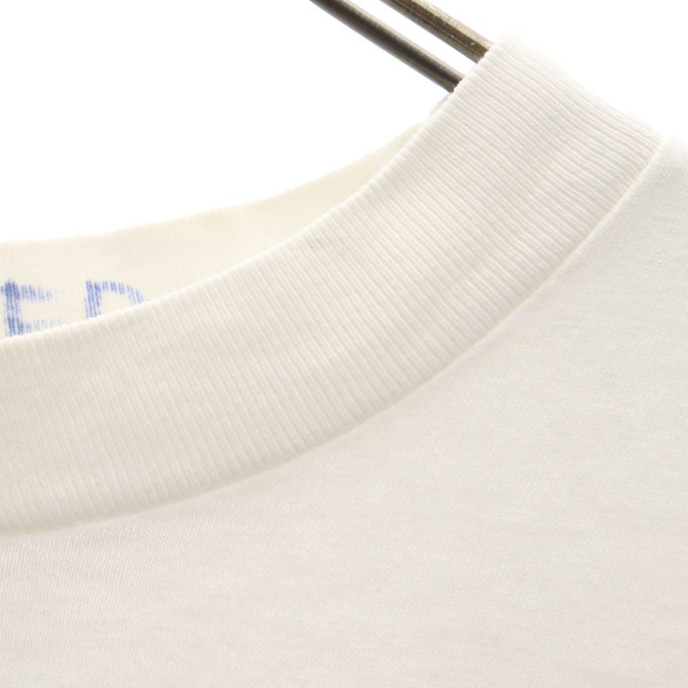 JENSEN ジェンセン 90s USA製 プリント 半袖 シングルステッチ Tシャツ XL ホワイト系 オールド ヴィンテージ メンズ