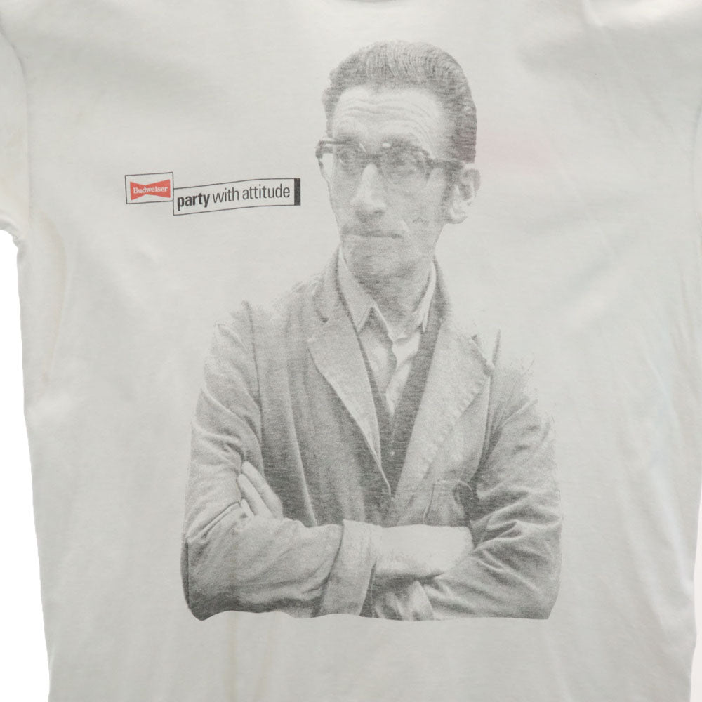 AIRAK アイラック 90s プリント 半袖 Budweiser シングルステッチ Tシャツ XL ホワイト系 バドワイザー オールド ヴィンテージ メンズ