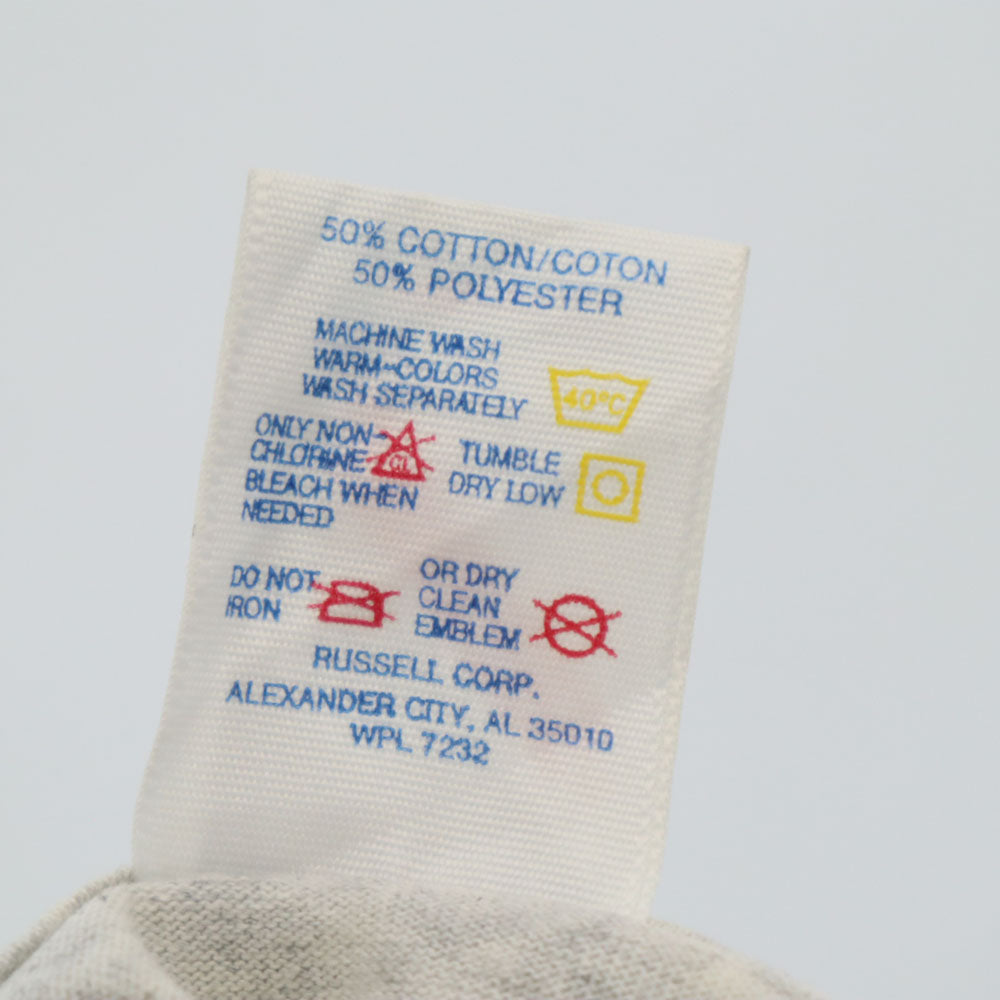 JERZEES ジャージーズ 90s USA製 半袖 シングルステッチ Tシャツ L グレー系 オールド ヴィンテージ メンズ