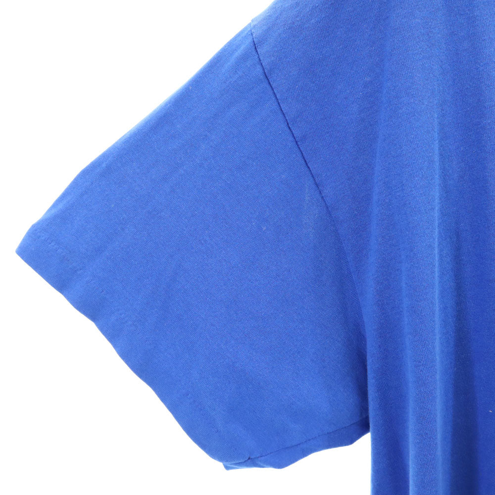 HeF-T ヘフト 90s USA製 IBM プリント 半袖 企業系 Tシャツ XL ブルー系 アイビーエム オールド ヴィンテージ メンズ