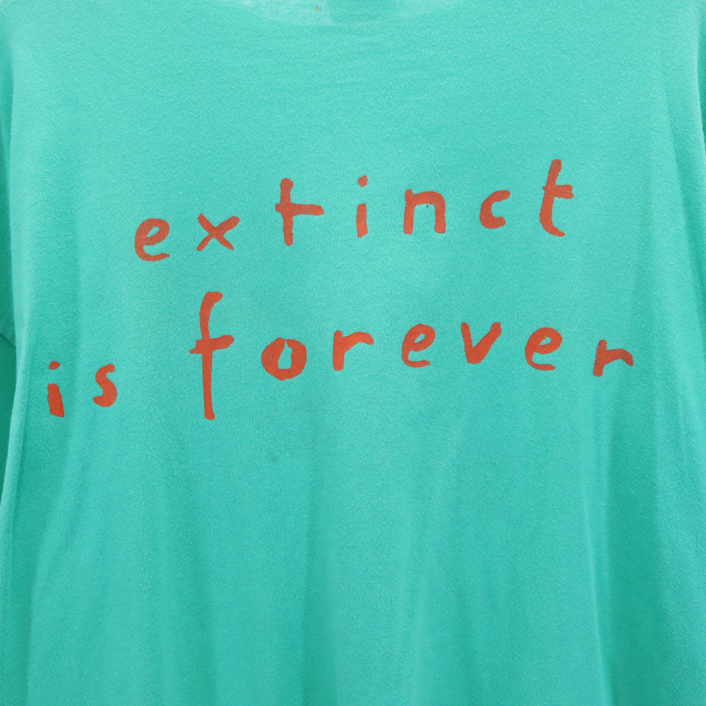 ザボディショップ 90s プリント 半袖 シングルステッチ Tシャツ M/L グリーン系 THE BODY SHOP animals tee オールド ヴィンテージ メンズ