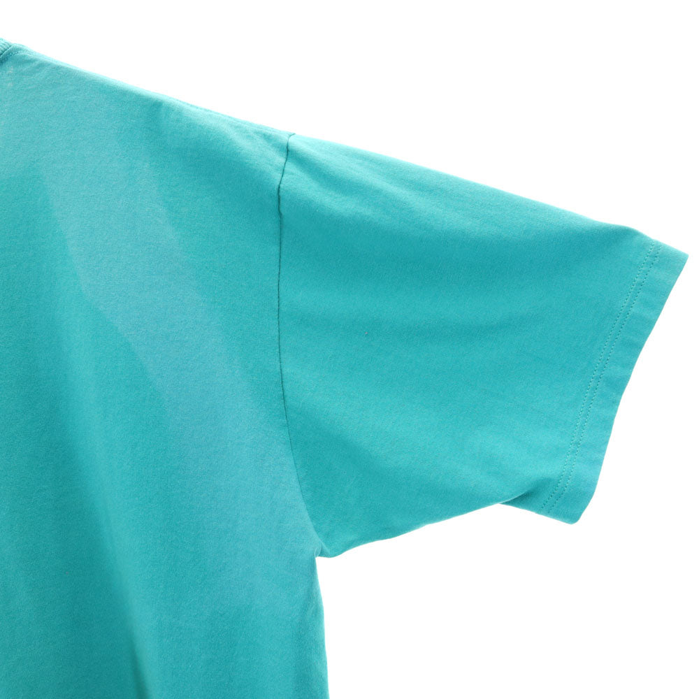 JERZEES ジャージーズ 90s USA製 プリント 半袖 シングルステッチ Tシャツ L グリーン系 オールド ヴィンテージ メンズ