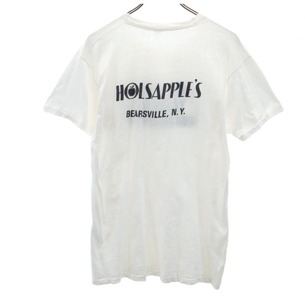 オールド 90s USA製 ヤマハ 半袖 Tシャツ XL ホワイト OLD YAMAHA シングルステッチ ヴィンテージ メンズ