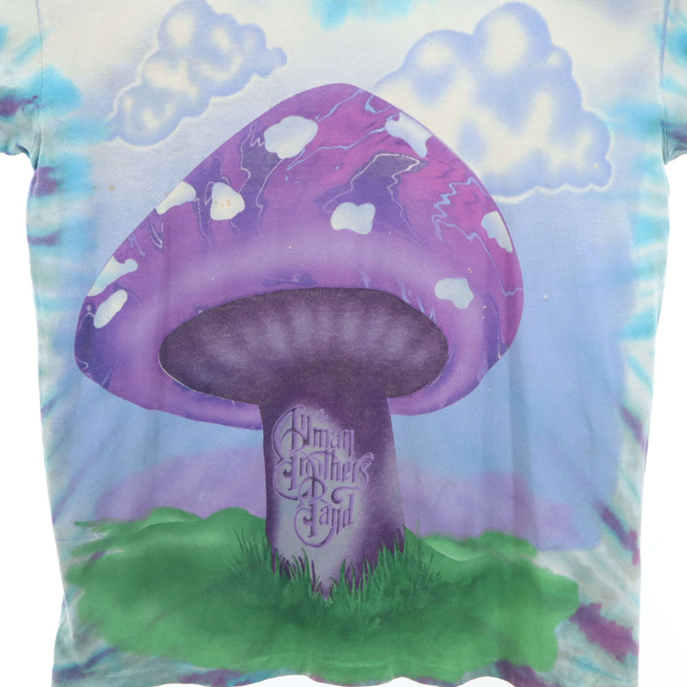 ONEITA オニータ 90s USA製 タイダイ柄 半袖 オールマン・ブラザーズ・バンド Tシャツ L グレージュ バンT ロックバンド The Allman Brothers Band オールド ヴィンテージ メンズ