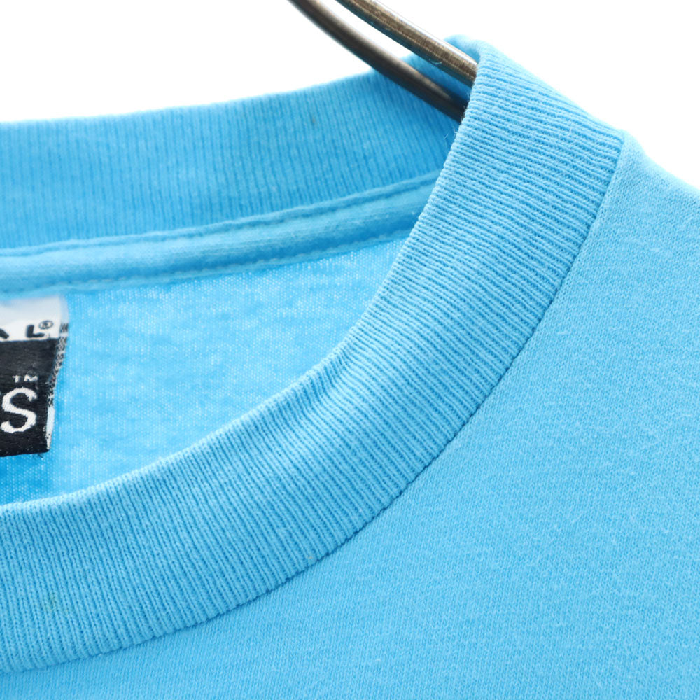 シグナル スポーツ 90s USA製 牛 半袖 LIFESTYLES Tシャツ L 水色 シングルステッチ オールド ヴィンテージ メンズ