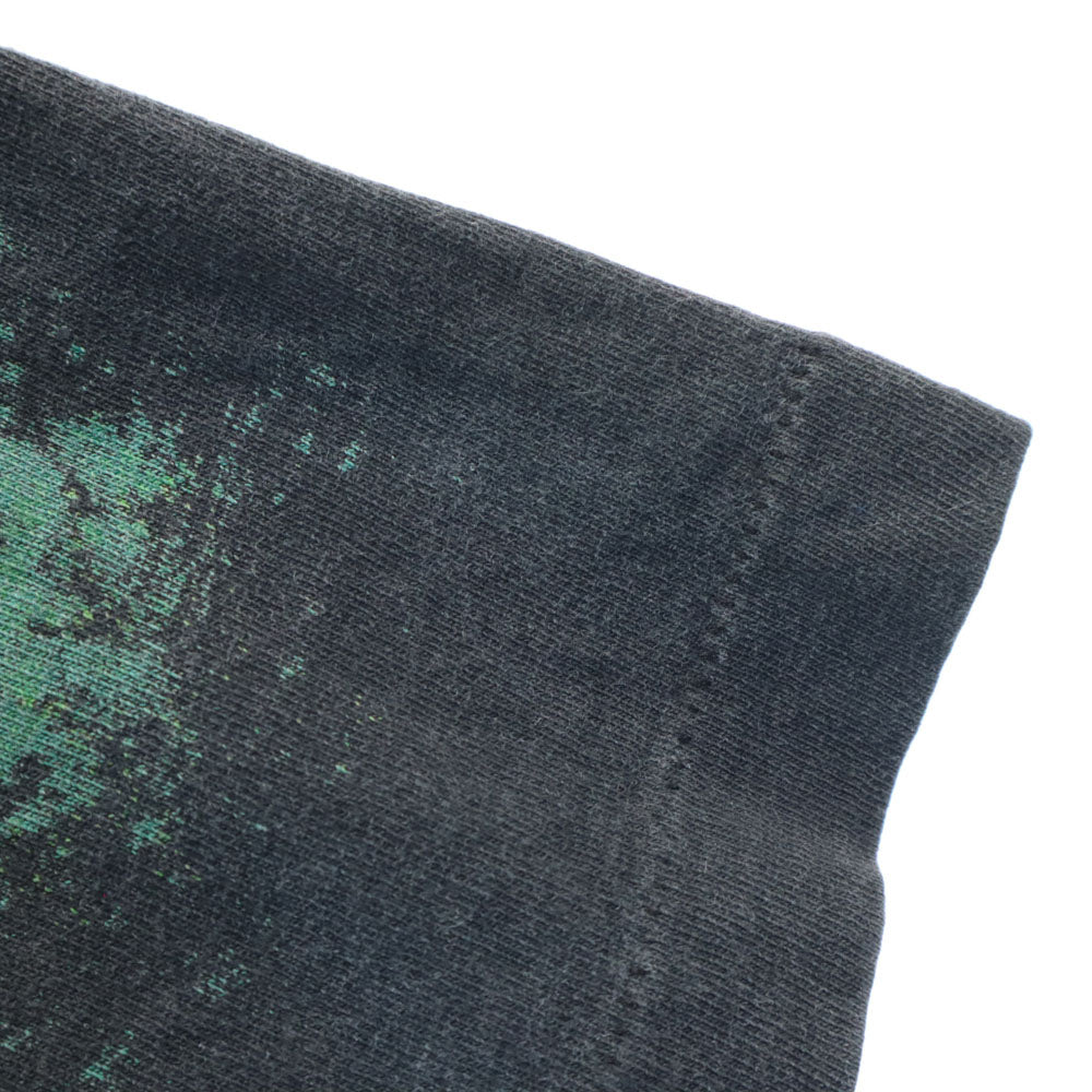 フルーツオブザルーム 90s USA製 アニマルプリント 半袖 シングルステッチ Tシャツ XL ブラック系 FRUIT OF THE LOOM オールド ヴィンテージ メンズ