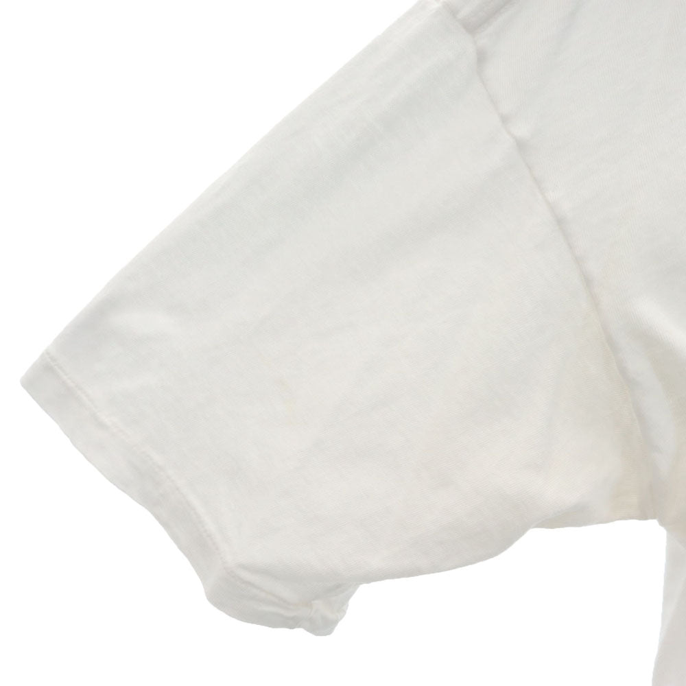 バナナリパブリック 90s バックプリント 半袖 シングルステッチ Tシャツ ホワイト系 Banana Republic ポケT オールド ヴィンテージ メンズ