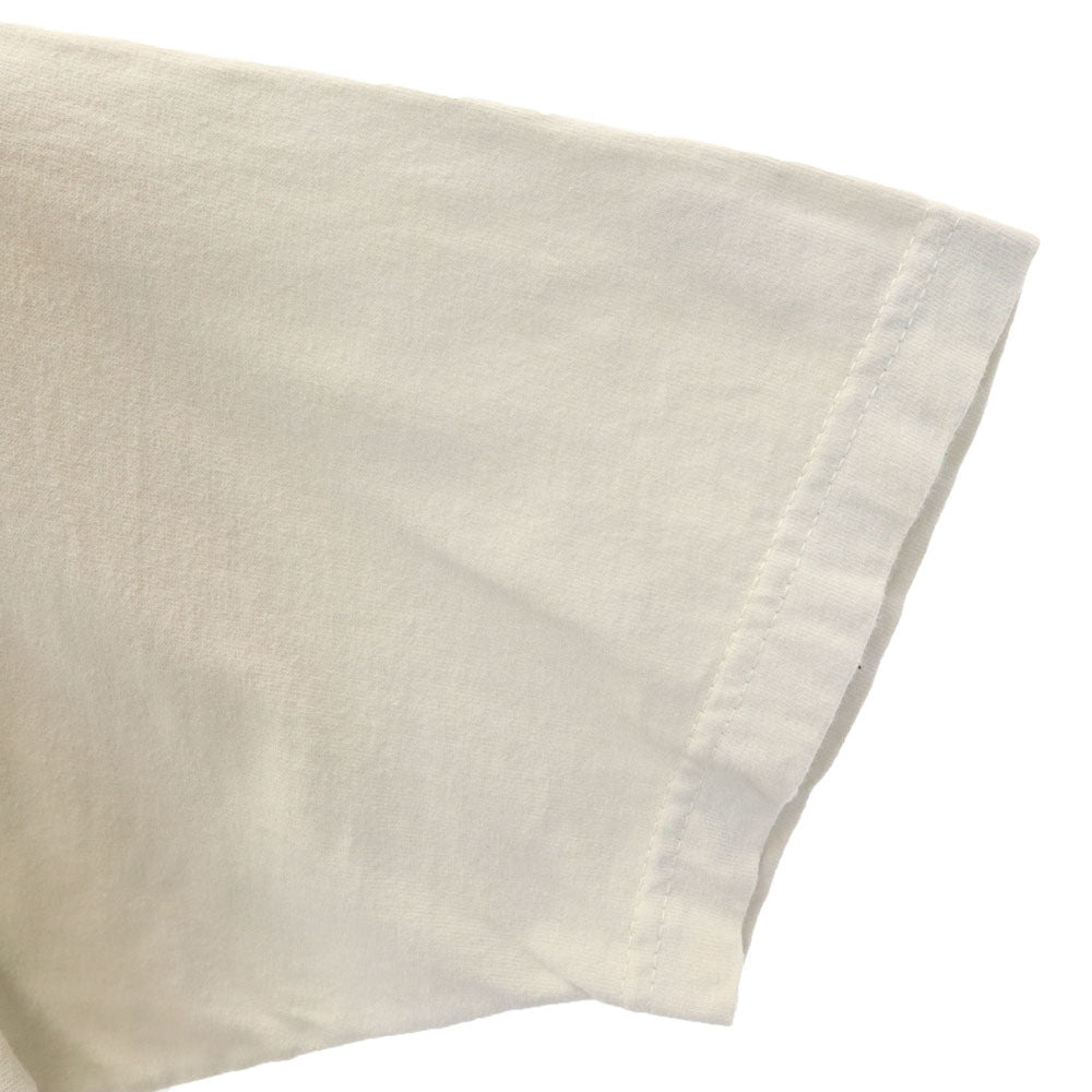 FRUIT OF THE LOOM フルーツオブザルーム 90s USA製 メッセージプリント 半袖 Tシャツ XXL ベージュ系 ビッグサイズ オールド ヴィンテージ メンズ