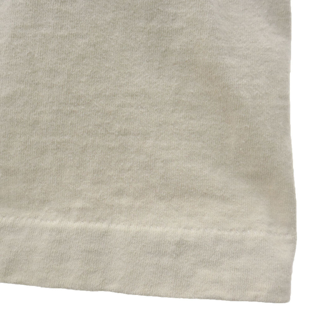 FRUIT OF THE LOOM フルーツオブザルーム 90s USA製 メッセージプリント 半袖 Tシャツ XXL ベージュ系 ビッグサイズ オールド ヴィンテージ メンズ