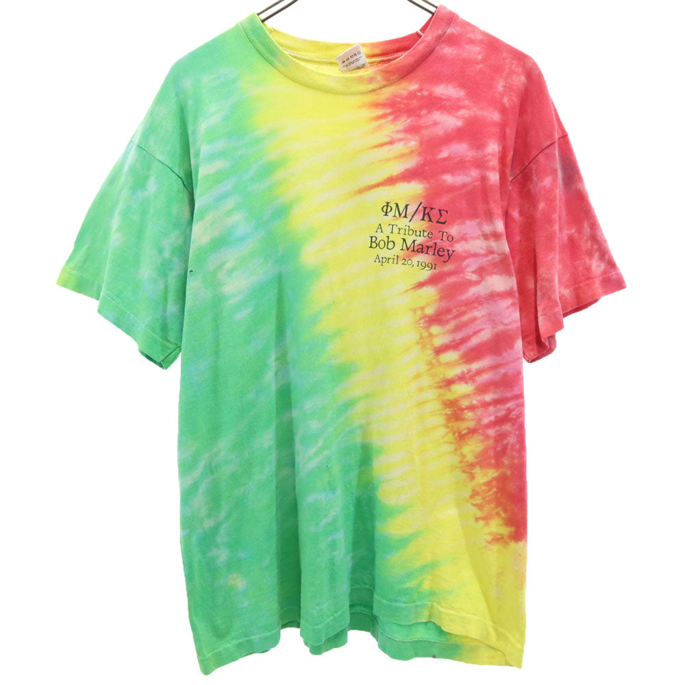 FRUIT OF THE LOOM フルーツオブザルーム 90s USA製 タイダイ 半袖 ボブマーリー Tシャツ XL Bob Marley オールド ヴィンテージ メンズ