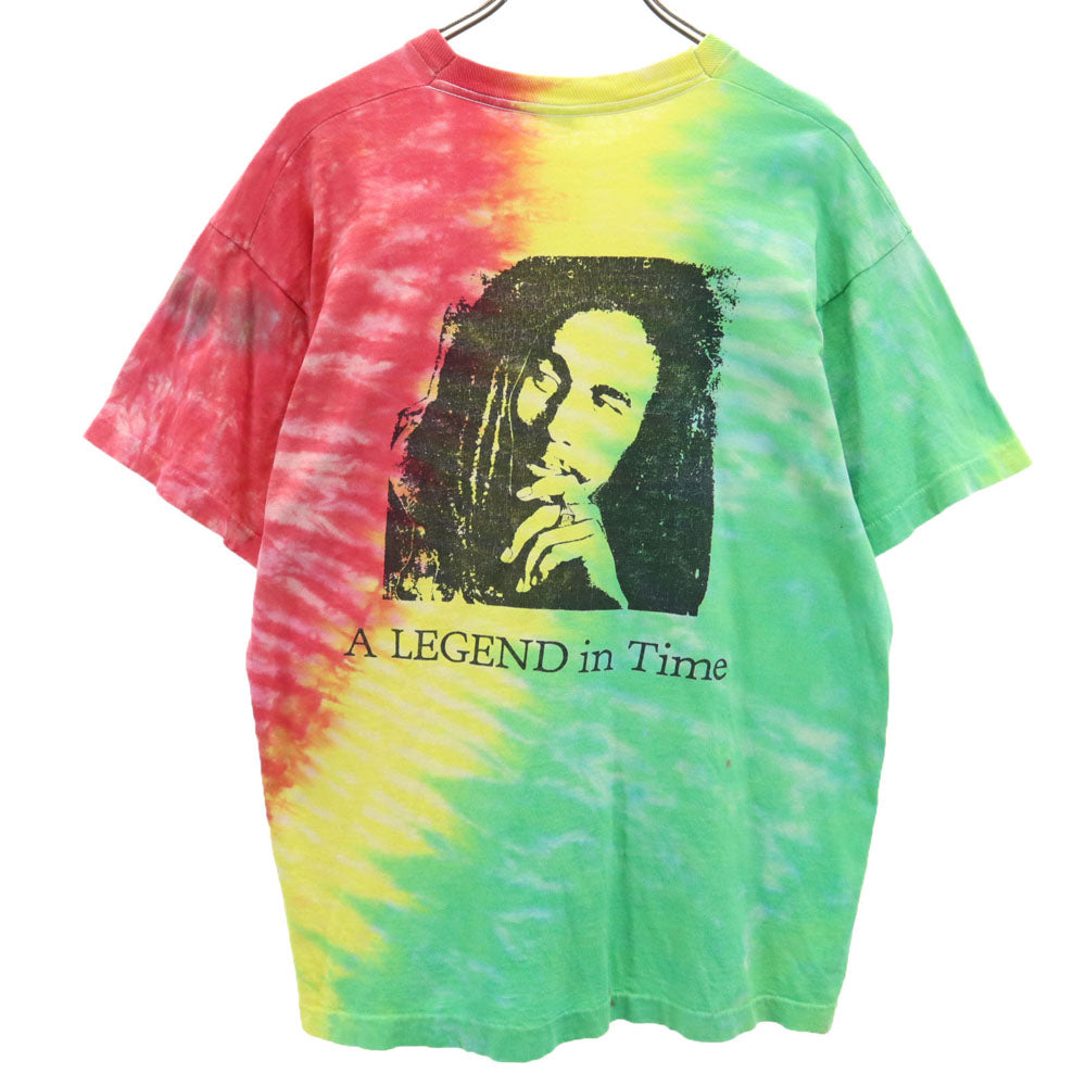 フルーツオブザルーム 90s USA製 タイダイ 半袖 ボブマーリー Tシャツ XL FRUIT OF THE LOOM Bob Marley オールド ヴィンテージ メンズ