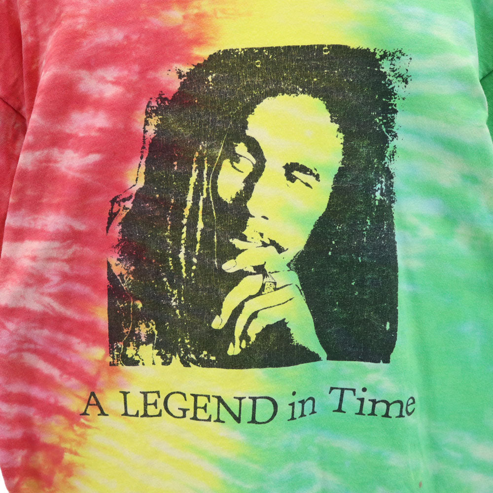 フルーツオブザルーム 90s USA製 タイダイ 半袖 ボブマーリー Tシャツ XL FRUIT OF THE LOOM Bob Marley オールド ヴィンテージ メンズ