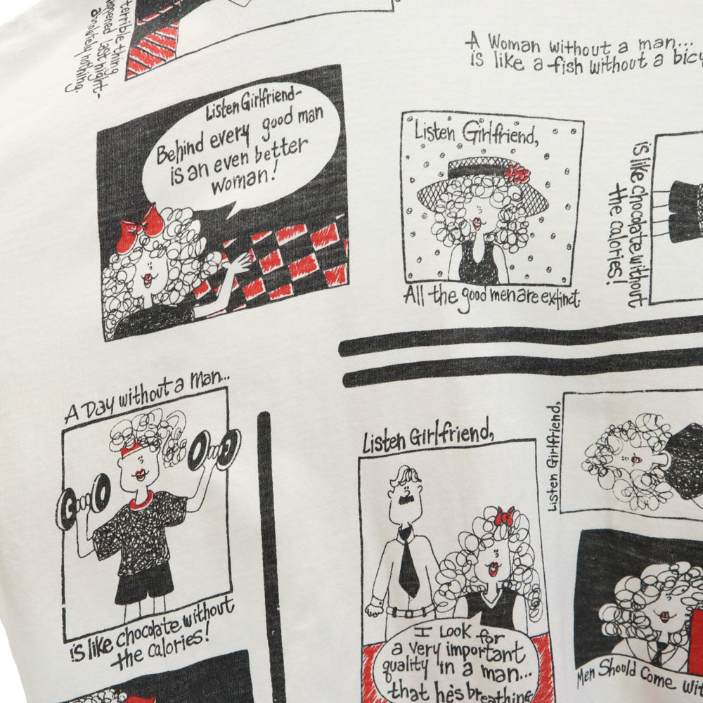 90s 総柄 半袖 Tシャツ XXXXL ホワイト系 ビッグサイズ オールド ヴィンテージ メンズ