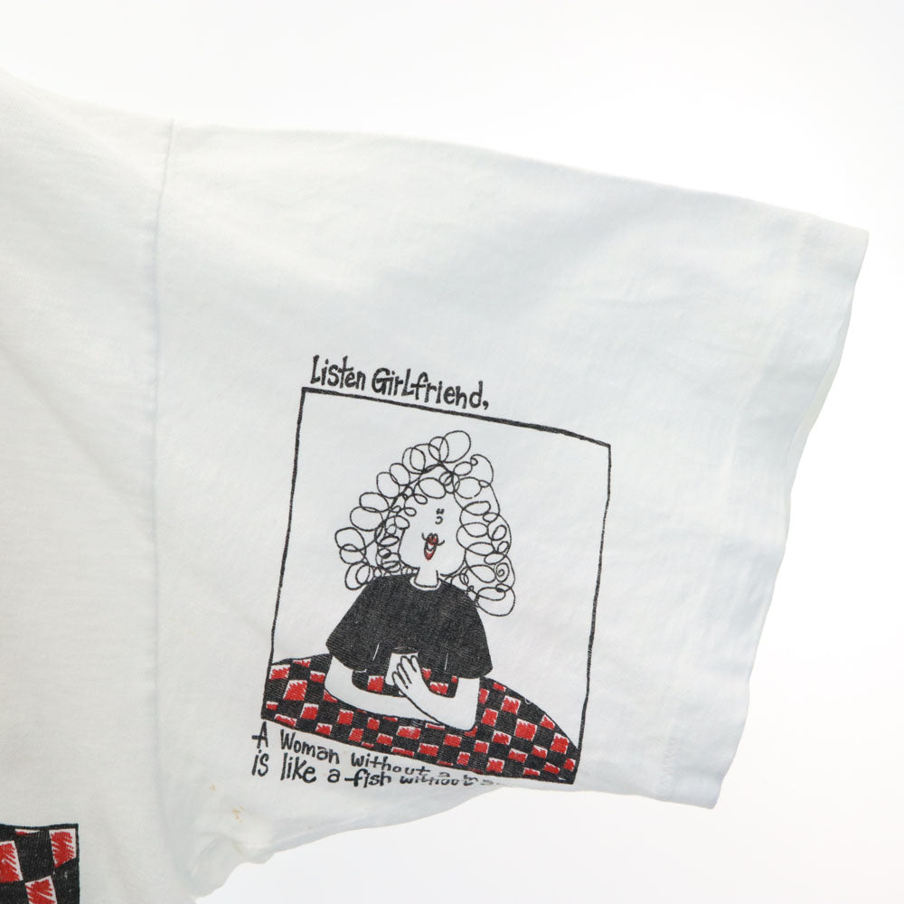 90s 総柄 半袖 Tシャツ XXXXL ホワイト系 ビッグサイズ オールド ヴィンテージ メンズ