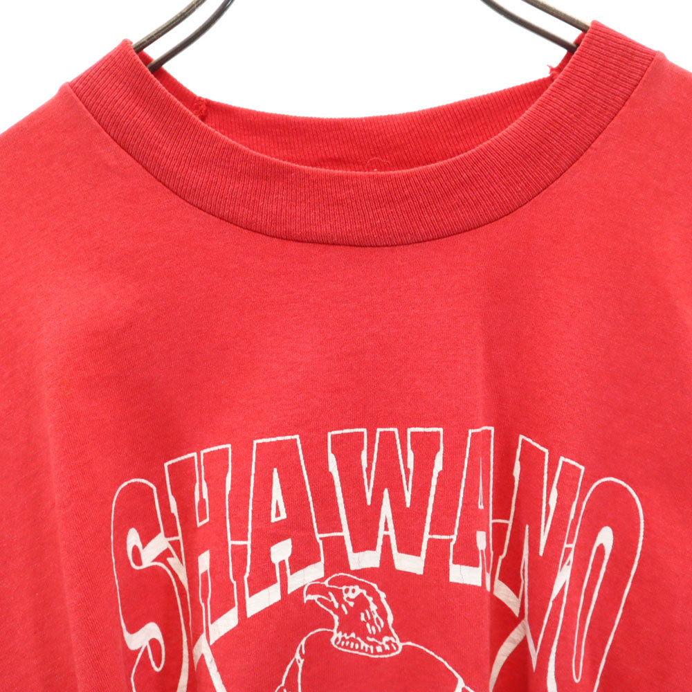 SCREEN STARS スクリーンスターズ 90s USA製 プリント 半袖 シングルステッチ Tシャツ XL レッド系 オールド ヴィンテージ メンズ