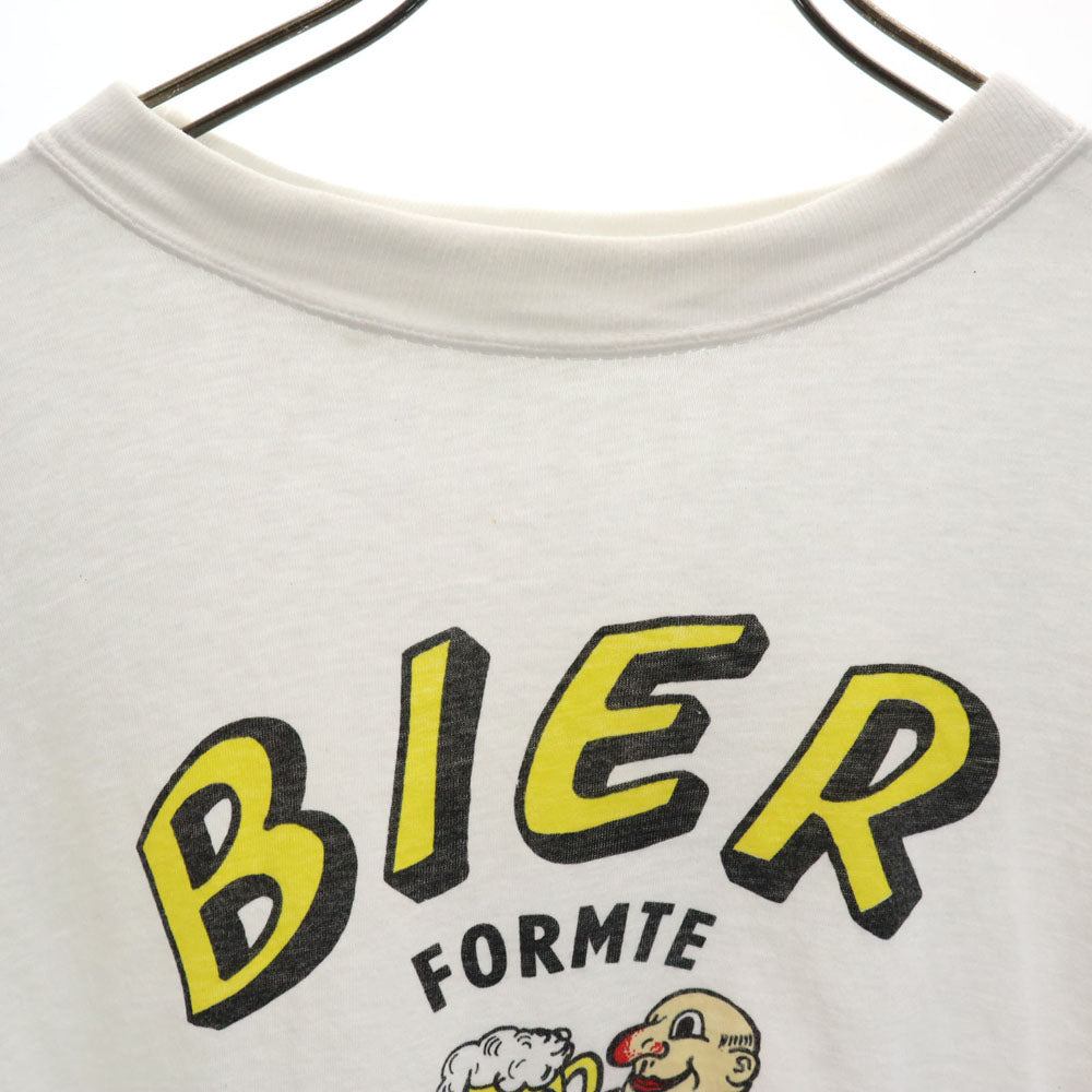 90s BIER KORPER 半袖 シングルステッチ Tシャツ ホワイト オールド ヴィンテージ メンズ