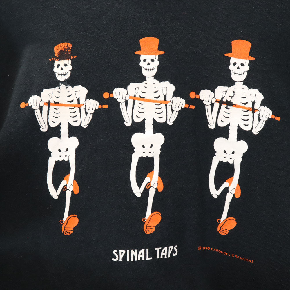 FRUIT OF THE LOOM フルーツオブザルーム 90s USA製 スパイナルタップ 半袖 シングルステッチ Tシャツ L ブラック SPINAL TAPS 映画 オールド ヴィンテージ メンズ