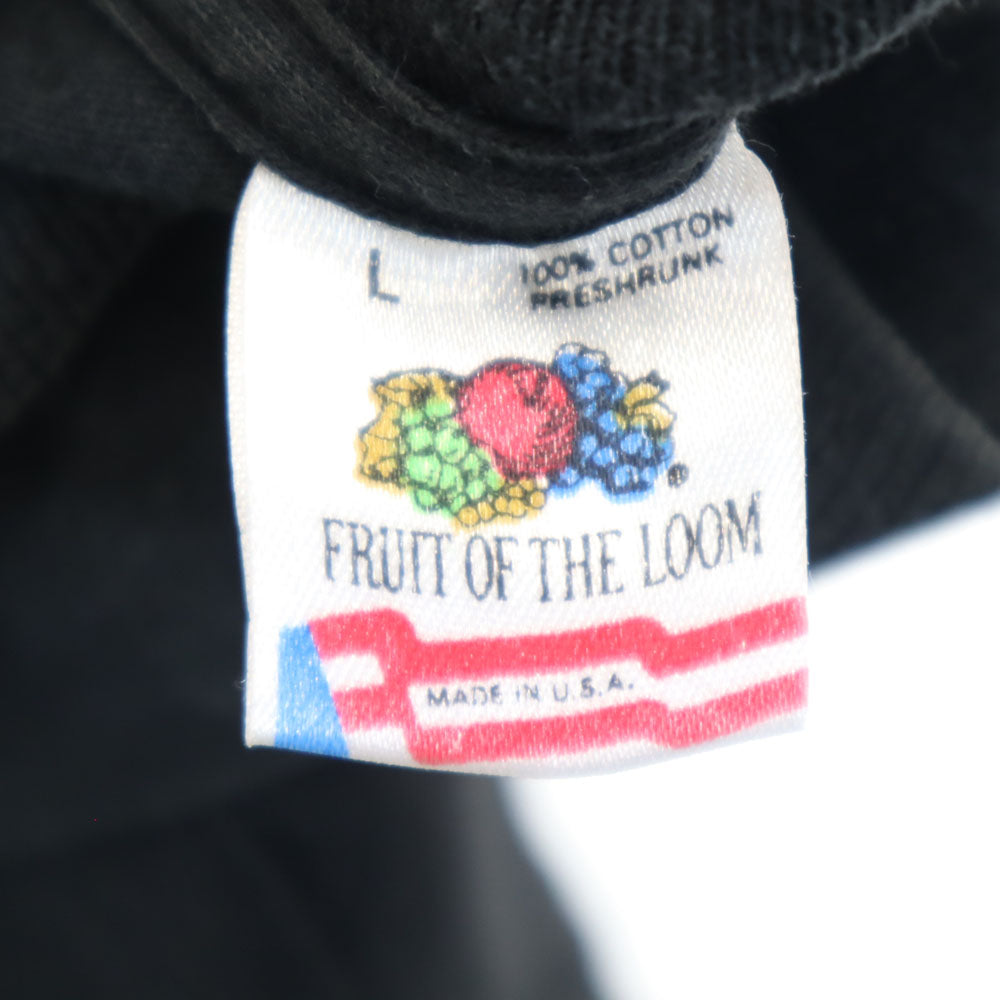 FRUIT OF THE LOOM フルーツオブザルーム 90s USA製 スパイナルタップ 半袖 シングルステッチ Tシャツ L ブラック SPINAL TAPS 映画 オールド ヴィンテージ メンズ