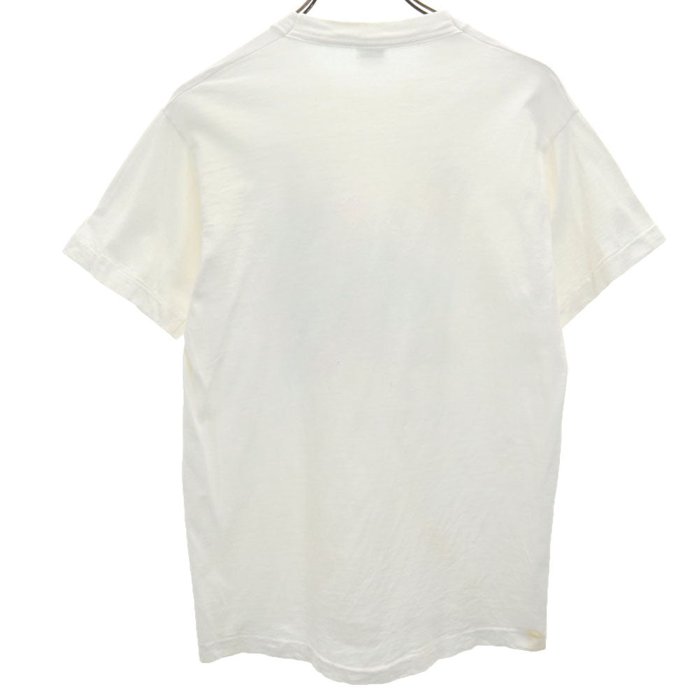 FRUIT OF THE LOOM フルーツオブザルーム 90s USA製 半袖 シングルステッチ Tシャツ M ホワイト テニス オールド ヴィンテージ メンズ