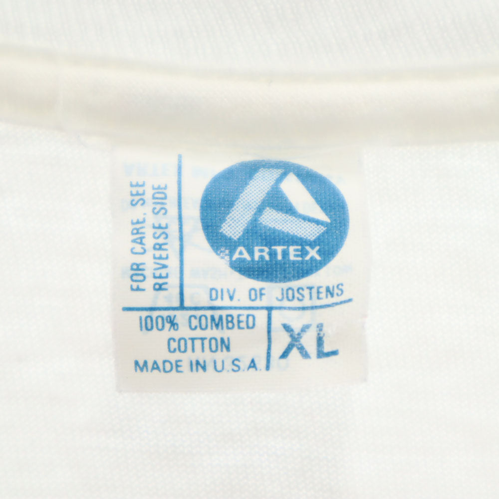 ARTEX アルテックス 70s 80s USA製 NCAA 1985 チャンピオンシップ 半袖 Tシャツ XL ホワイト シングルステッチ オールド ヴィンテージ メンズ