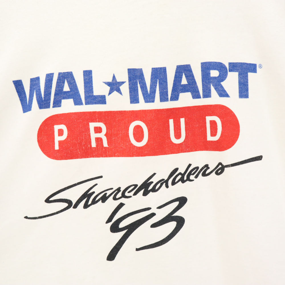 フルーツオブザルーム 90s USA製 ウォルマート 半袖 Tシャツ XL ホワイト FRUIT OF THE LOOM BEST シングルステッチ WAL MART オールド ヴィンテージ メンズ