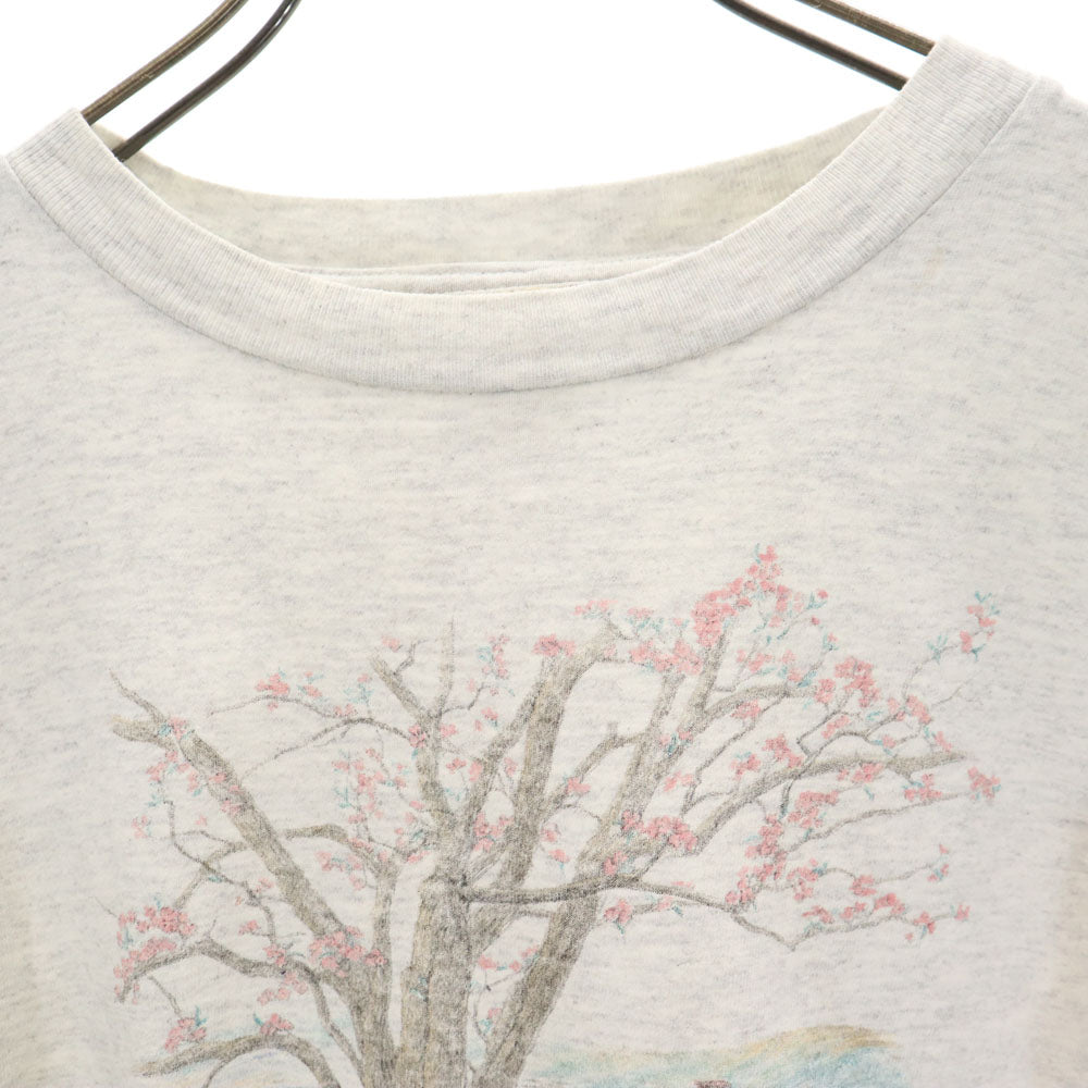 OLD オールド 90s ノーザンリフレクションズ 半袖 Tシャツ S ライトグレー NORTHERN REFLECTIONS シングルステッチ ヴィンテージ メンズ