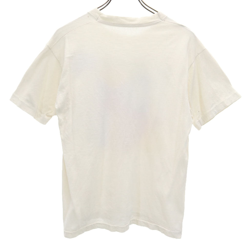 オールド アラスカプリント 半袖 シングルステッチ Tシャツ ホワイト OLD ヴィンテージ メンズ