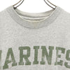 コットンエクスチェンジ 90s USA製 MARINES 半袖 Tシャツ S グレー The Cotton Exchange シングルステッチ オールド ヴィンテージ メンズ