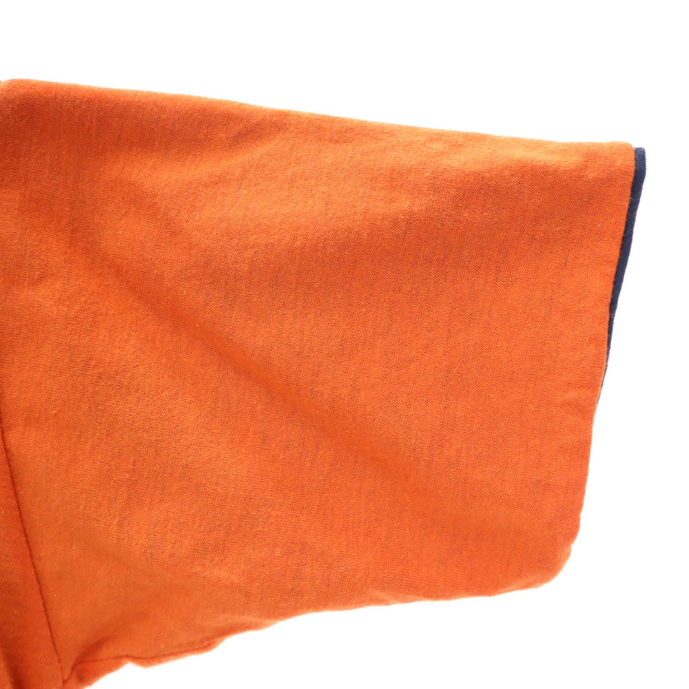 OLD オールド 80s カレッジプリント 半袖 リバーシブル Tシャツ オレンジ オールド ヴィンテージ メンズ