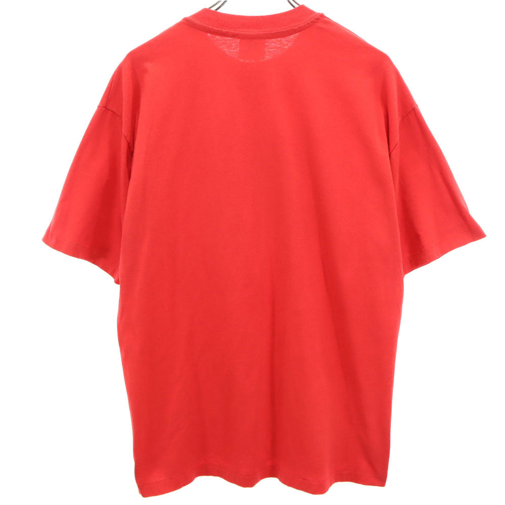 ヘインズ 90s USA製 RED GARTER 半袖 Tシャツ XL レッド Hanes シングルステッチ オールド ヴィンテージ メンズ