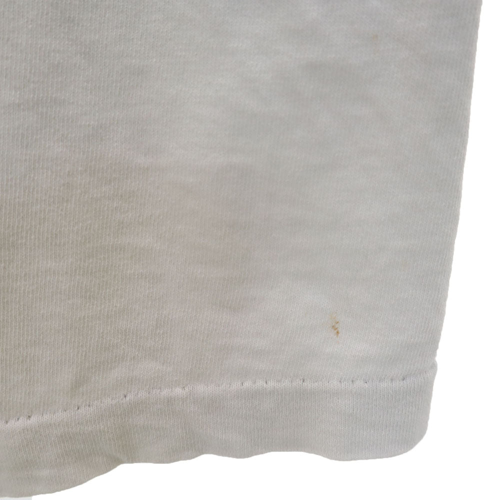 FRUIT OF THE LOOM フルーツオブザルーム 90s USA製 半袖 シングルステッチ Tシャツ S ホワイト フィッシュ オールド ヴィンテージ メンズ