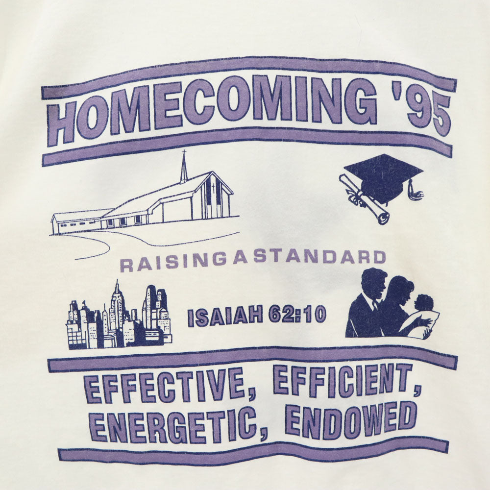 Hanes ヘインズ 90s USA製 プリント 半袖 シングルステッチ Tシャツ XL ホワイト オールド ヴィンテージ メンズ