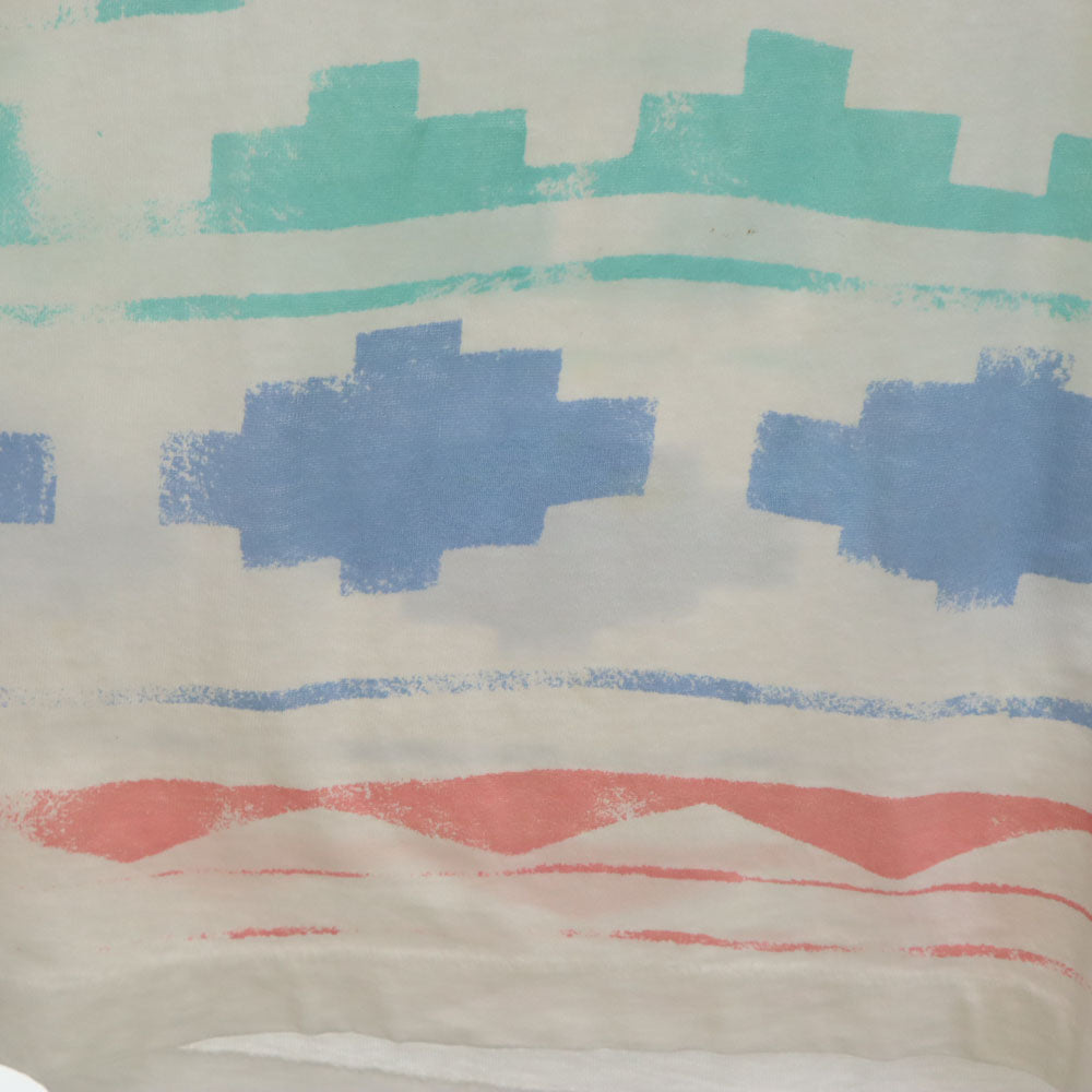 INDIAN SKIN 90s 半袖 シングルステッチ Tシャツ ONE SIZE ホワイト オールド ヴィンテージ メンズ