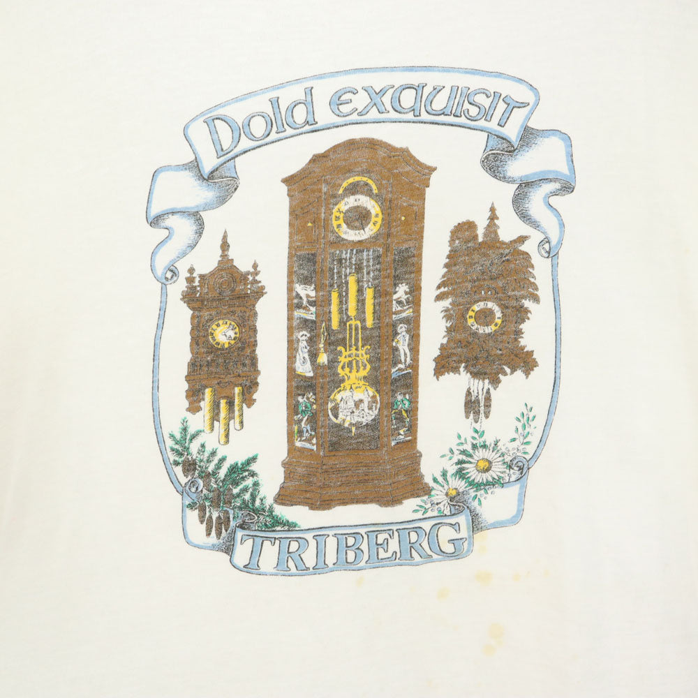 OLD オールド 90s プリント 半袖 シングルステッチ Tシャツ XXL ホワイト ビッグサイズ ヴィンテージ メンズ