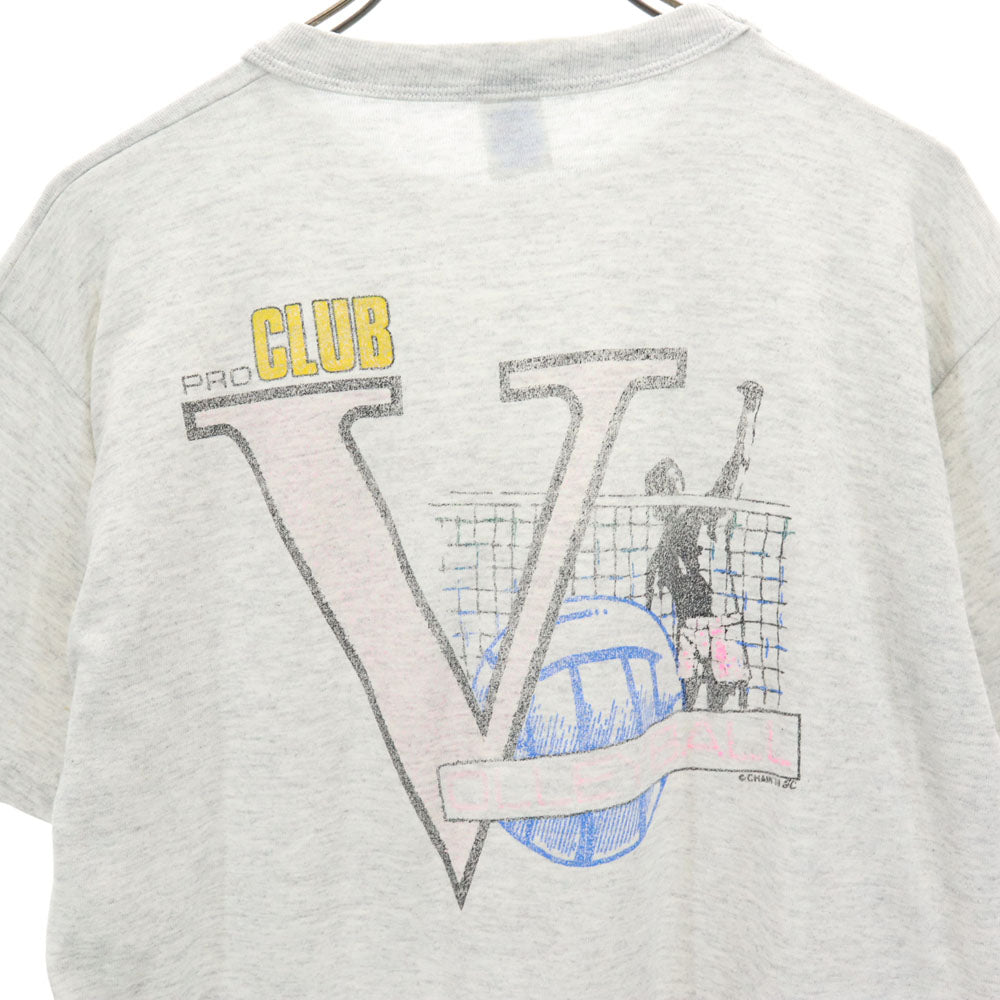 RUSSELL ATHLETIC ラッセルアスレチック 90s USA製 半袖 シングルステッチ Tシャツ L グレー バレーボール オールド ヴィンテージ メンズ