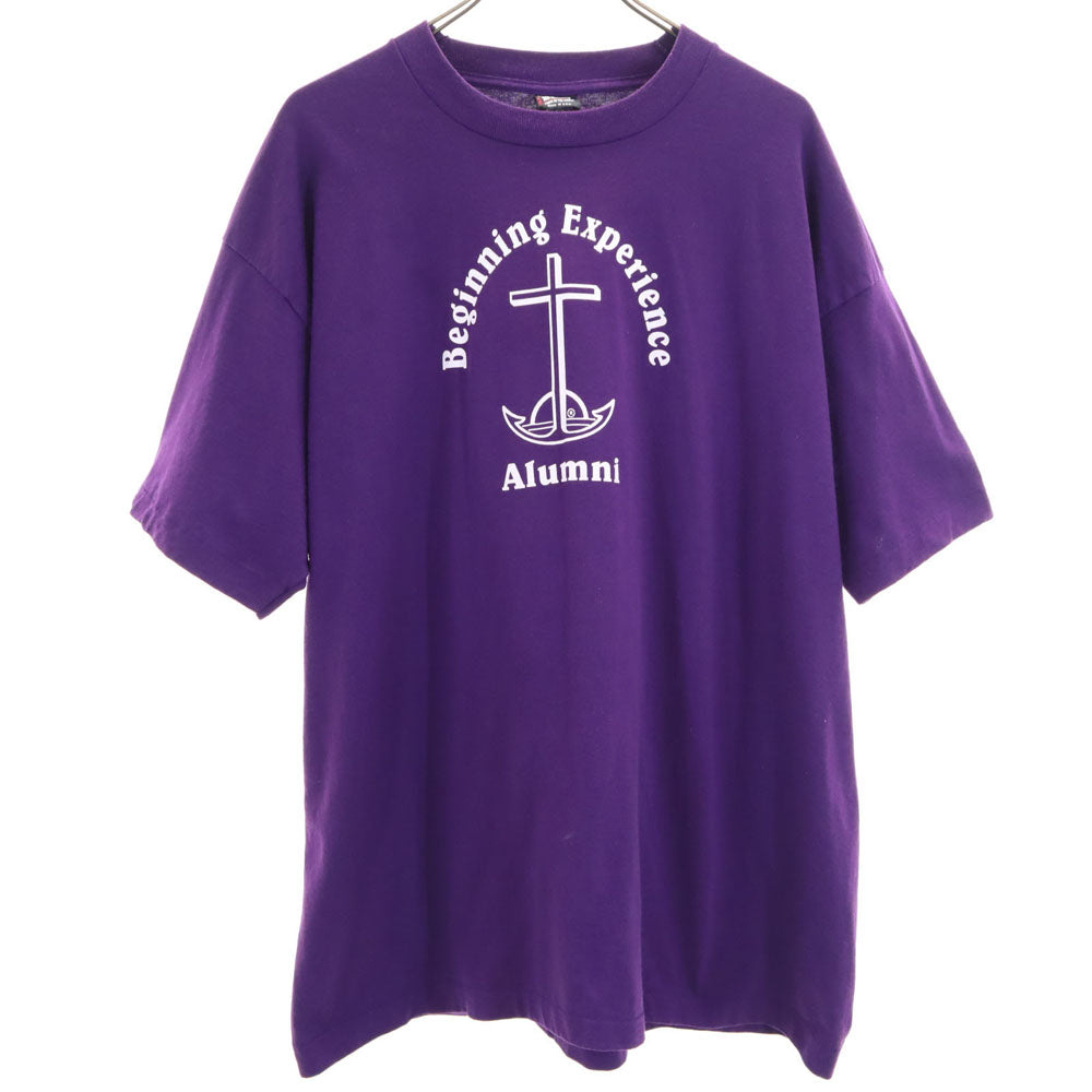 FRUIT OF THE LOOM フルーツオブザルーム 90s USA製 半袖 シングルステッチ Tシャツ XXL パープル BEST ビッグサイズ オールド ヴィンテージ メンズ