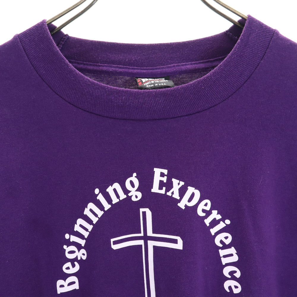 FRUIT OF THE LOOM フルーツオブザルーム 90s USA製 半袖 シングルステッチ Tシャツ XXL パープル BEST ビッグサイズ オールド ヴィンテージ メンズ