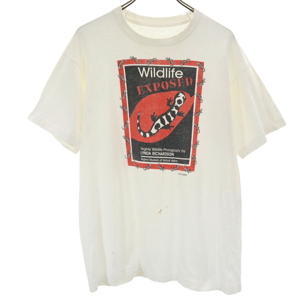 オールド 90s 半袖 シングルステッチ Tシャツ ホワイト OLD ヴィンテージ メンズ