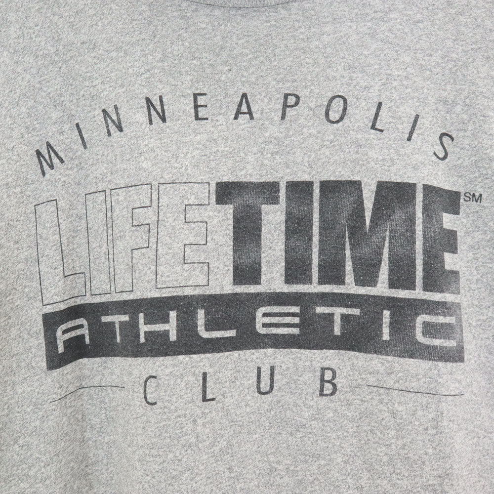 コットンエクスチェンジ 90s USA製 半袖 シングルステッチ Tシャツ L グレー オールド ヴィンテージ メンズ