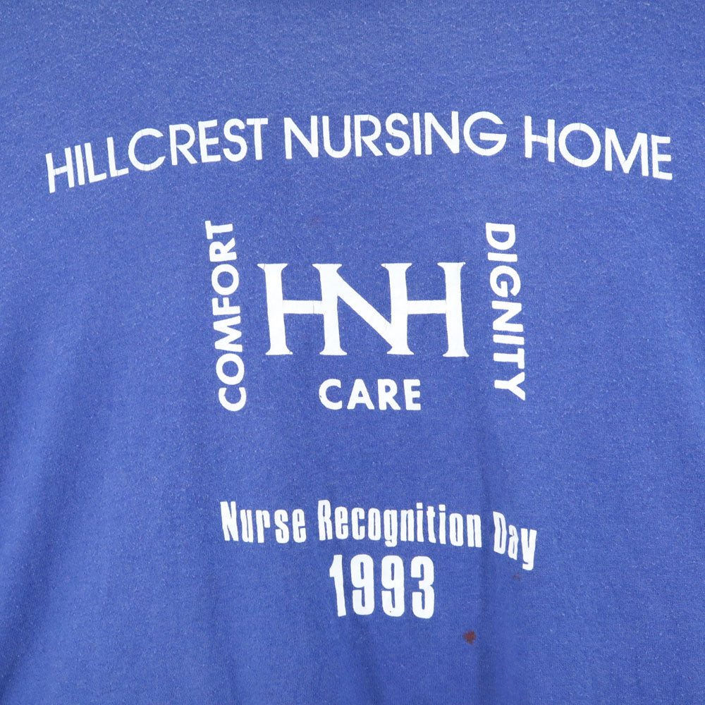 JERZEES ジャージーズ 90s USA製 半袖 Tシャツ XL ブルー シングルステッチ オールド ヴィンテージ メンズ