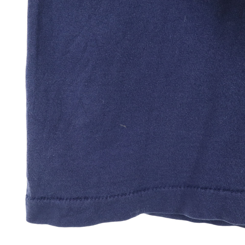ガーメントグラフィック 90s USA製 半袖 シングルステッチ Tシャツ XL ネイビー オールド ヴィンテージ メンズ