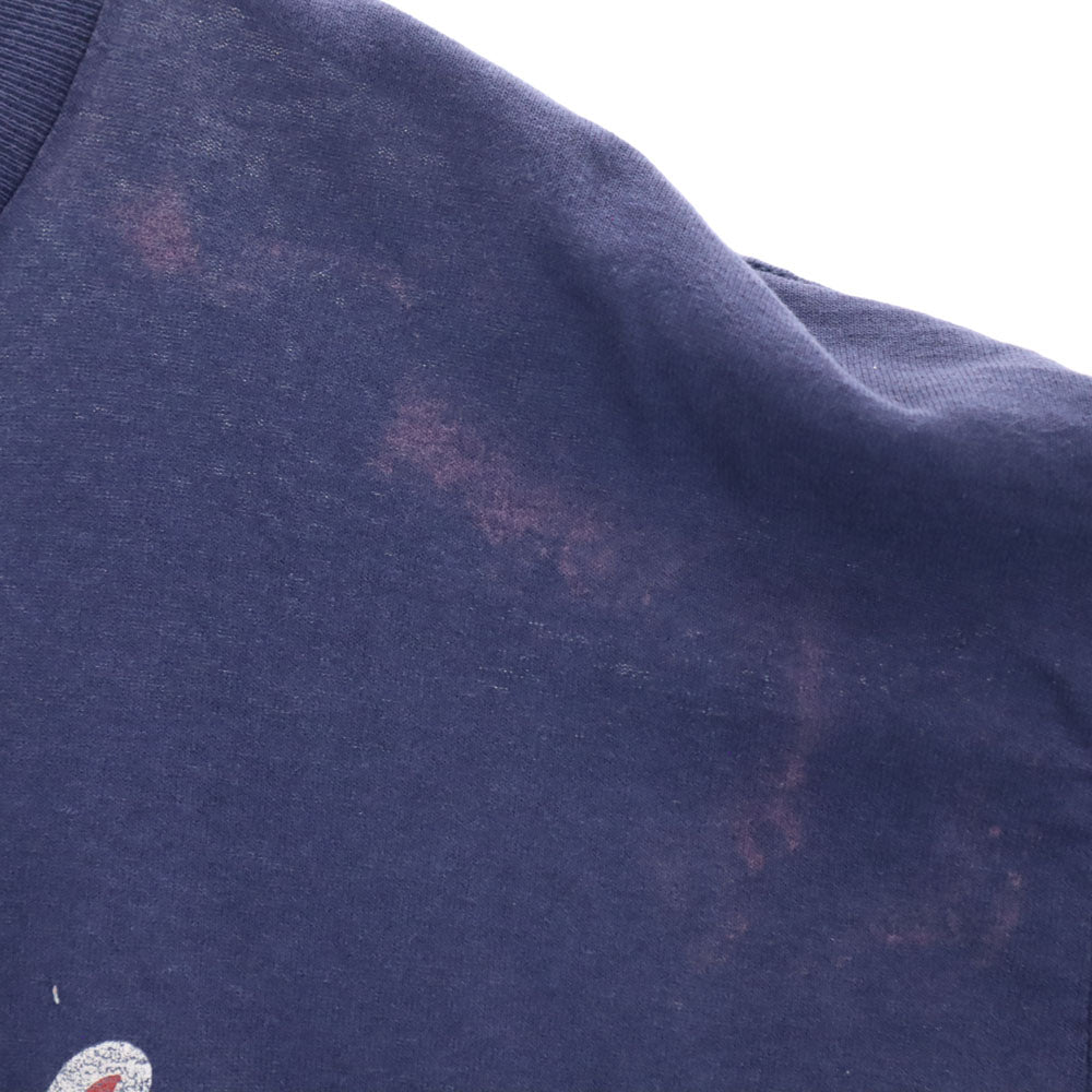 BIKE 90s USA製 半袖 Tシャツ XL ネイビー シングルステッチ オールド ヴィンテージ メンズ