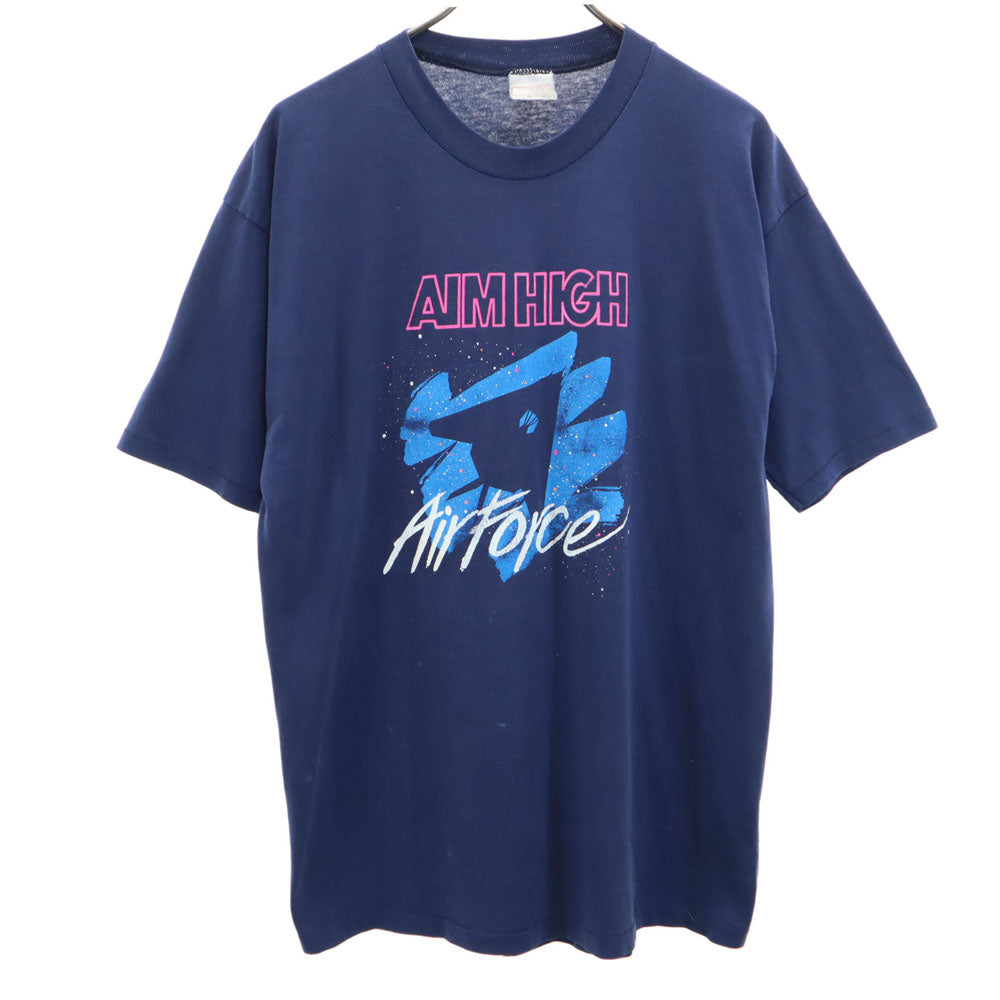 TEE-RIFIC 90s USA製 半袖 Tシャツ XL ネイビー シングルステッチ オールド ヴィンテージ メンズ